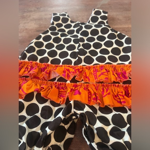 La Jonns toddler Pumpkin Romper size 9 months - Picture 7 of 8